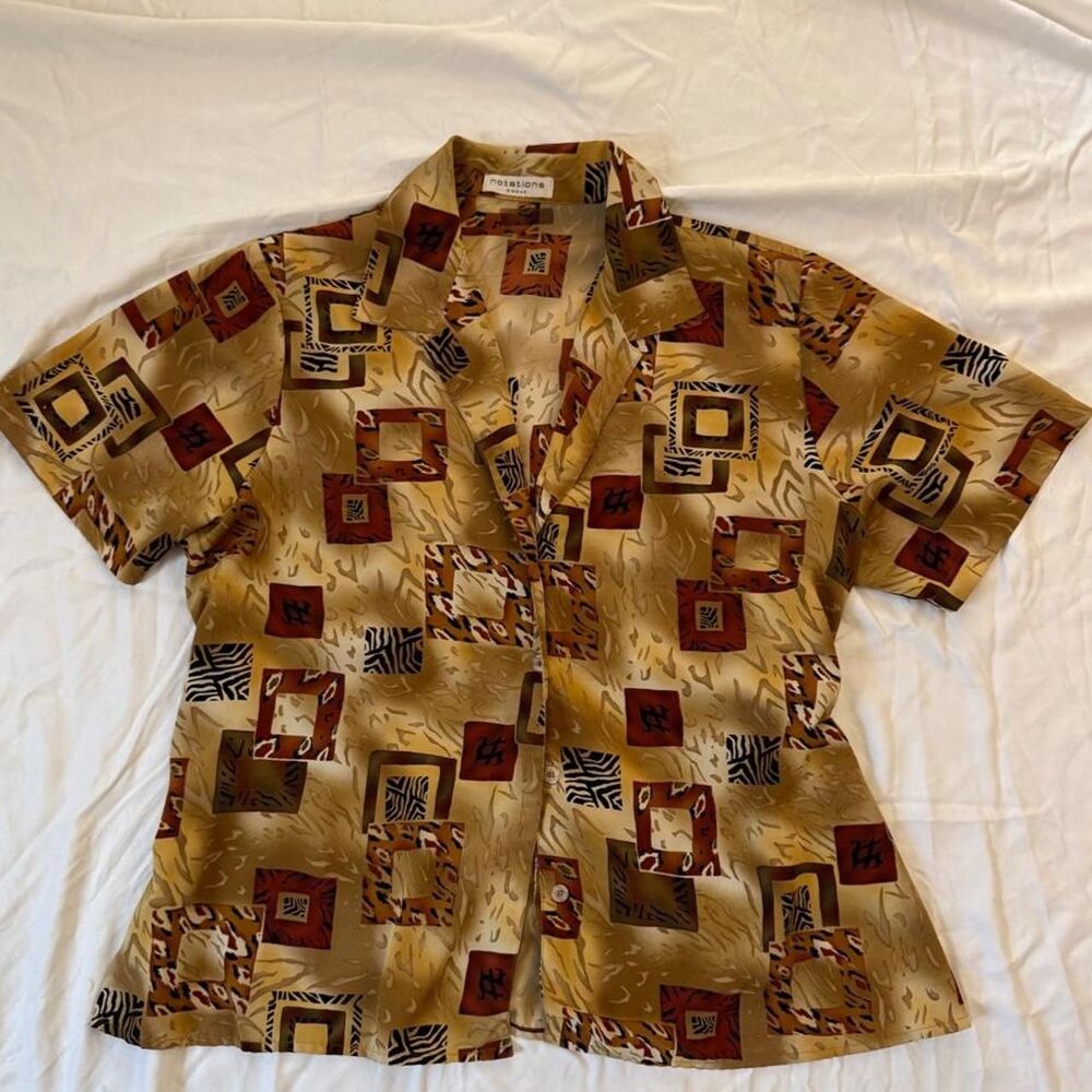 Notations Women's Brown Blouse
